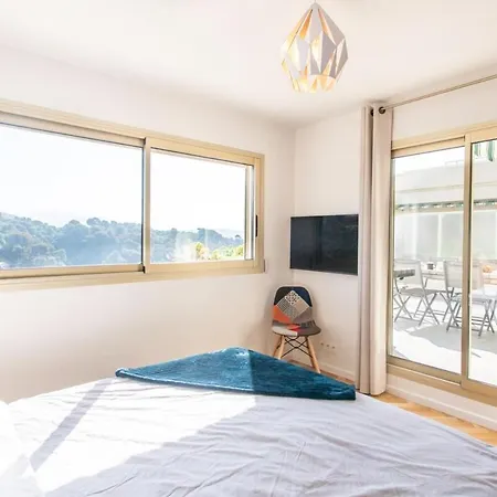S12 Staywiz Us - 2bdr Bellet Sea &mountain View Parking,terrace &ac Apartamento